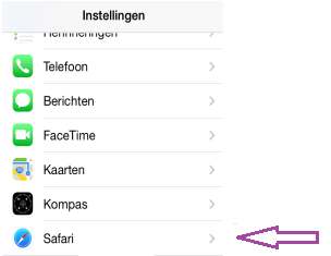 iPhone Instellingen: Safari
